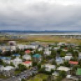 360 overview of Reykjavik from top of church
